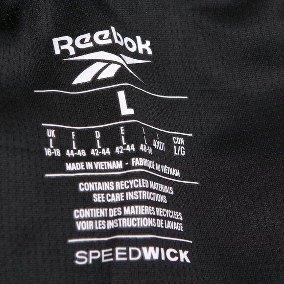 Reebok Running Shorts Outdoors Athletic Gym Black Lightweight Large Jogging NEW - Picture 6 of 12